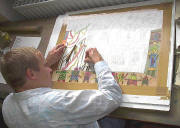 Michael Hall am 30.10.2003 in der Kunstwerkstatt
