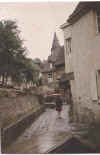 Rohrbach im Kühlen Grund um 1960, als die Bach noch offen war 